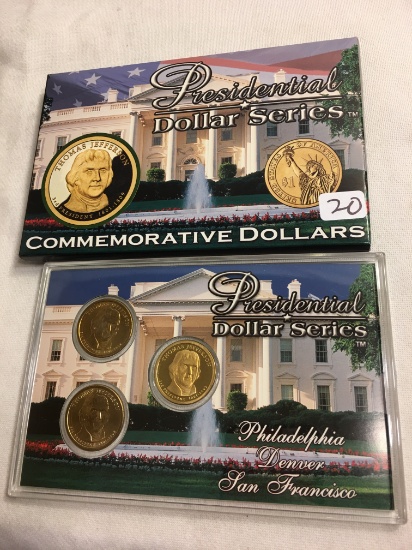 Collector Presidential Dollars Series Commemorative Dollars Coin Set