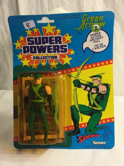Collector NIP Kenner Vintage 1985 Super Powers Collection Green Arrow Action Figure 4.5"tall