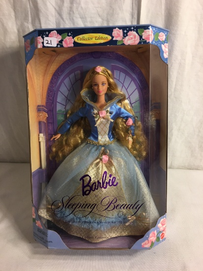 Collector NIB Barbie Edition Barbie as Sleeping Beauty Mattel Size:13.5"tall Box Siuze