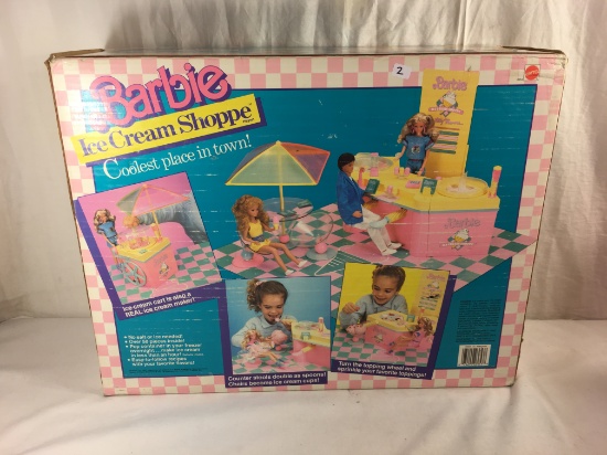 1987 Vintage Mattel hawthorne Barbie Ice Cream Shoppe Coolest Place in Town 16.5"t by 21"W