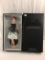 NIB Mattel Barbie Fan Club Platinum Collection Laser Leatherette Dress Black and White Collection 14