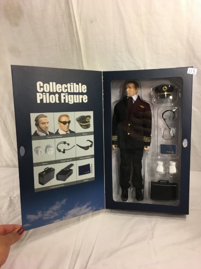 NIB Daron Collectible Pilot Figure 1:6 Scale Colletcible Action Figure 14"tall Box Size