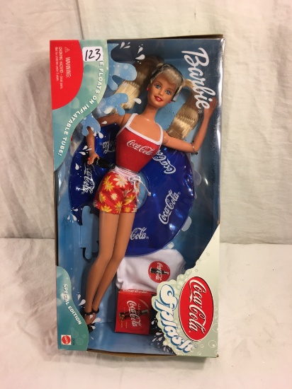 NIB Mattel Barbie  Coca Cola Special Edition Barbie Doll Size:12.5"tall Box