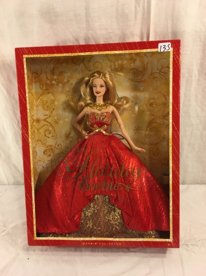 NIB Mattel Barbie 2014 Holiday Barbie Collector Doll 14"Tall Box Size