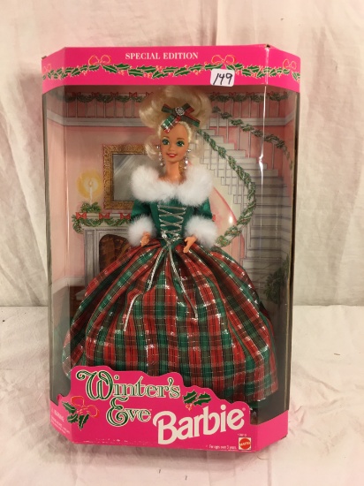 NIB Mattel Barbie Winter's Eve Barbie Special Edition Doll 13.5'Tall Box Size