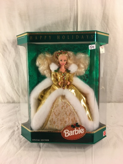 NIB Mattel Barbie 1994 Special Edition Happy Holidays Barbie Doll 14.5"Tall Box Size