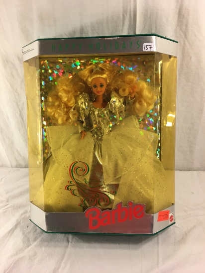 NIB Mattel Barbie 1992 Special Edition Happy Holiday Barbie Doll 14.5"Tall Box