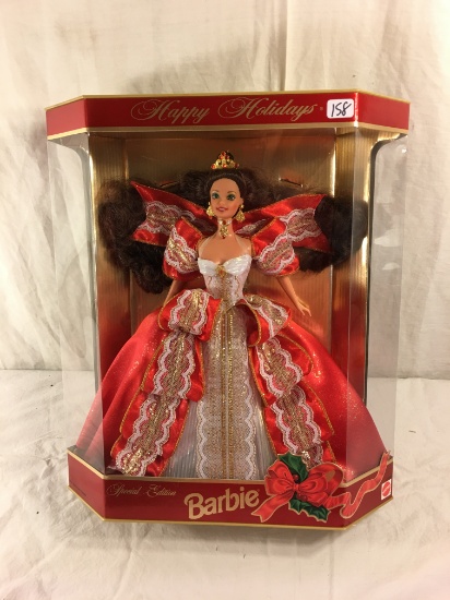 NIB Mattel Barbie 1997 Special Edition Happy Holidays Barbie Doll 14.5"Tall Box Size