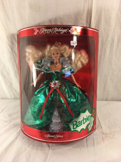 NIB Mattel Barbie 1995 Special Edition Happy Holidays Barbie Doll 14.5"Tall Box Size