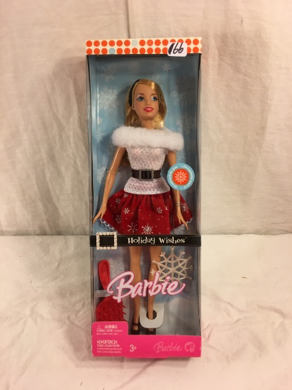 Collector Mattel Barbie Special Edition Holiday Wishe Barbie Doll 12'tall Box