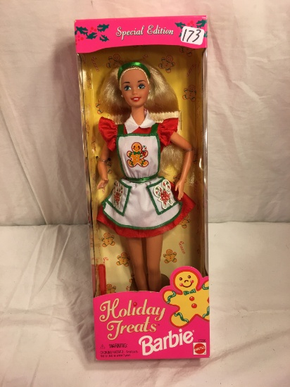 Collector Mattel Barbie Special Edition Holiday Treats Barbie Doll 12"Tall Box