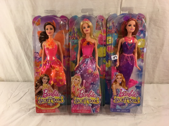 Lot of 3 Pieces Collector Barbie Dolls Assorted Dolls See Pictures 12"Tall/each Box