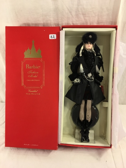 NIB 2010 Mattel Gold Label Barbie Fashion Model Collection "Verushka Genuine Silkstone Body Doll 14"