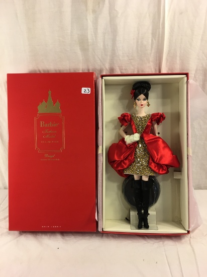 NIB 2010 Mattel Gold Label Barbie Fashion Model Collection "Danya Genuine Silkstone Body Doll 14"B