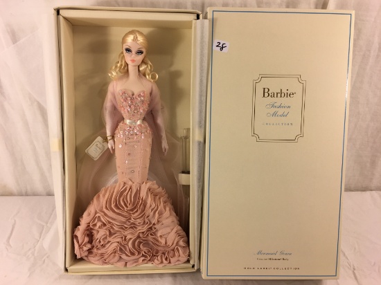 NIB 2012 Mattel Limited Edt. Barbie Fashion Model Collection Mermiad Gown Silkstone Body Doll 13"T
