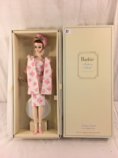 NIB 2012 Mattel Limited Edt. Barbie Fashion Model Collection Luncheon Ensemble Silkstone Body 13"T