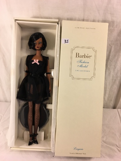 NIB 2002 Mattel Limited Edt. Barbie Fashion Model Collection The Lingerie Silkstone Body Doll 12"tal