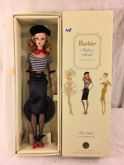 NIB 2008 Mattel Limited Edition Barbie Fashion Model Collection The Artist Genuine Silkstone Body 14