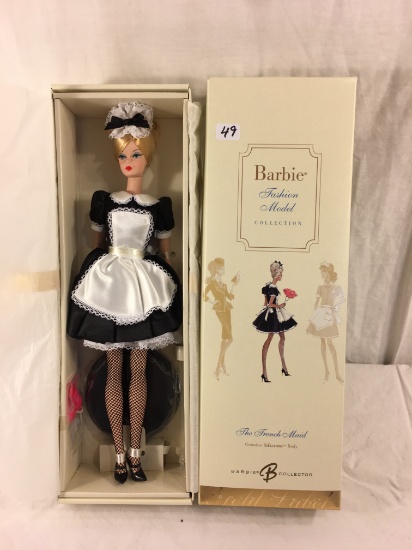 NIB 2005 Mattel Limited Edition Barbie Fashion Model Collection The French Maid Silkstone Body