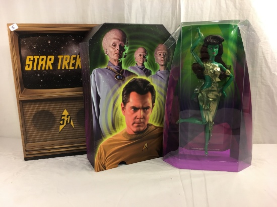 NIB Mattel Barbie Star Trek 50th Anniversary Doll 14.1/2"Tall Box Size