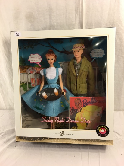 NIB Mattel Barbie Collector Gold Label Friday Night Dream Date Barbie Doll Size:13.3/4"Tall Box