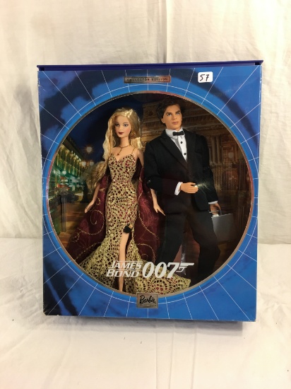 Collector Mattel Barbie James Bond 007 Collector Edition Barbie Doll Size:14"Tall by 12" Width