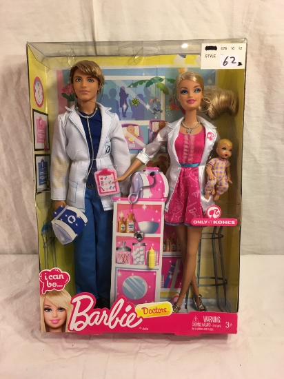 NIB Mattel Barbie I Can Be Only AT KOHL"s Barbie Doctors Doll Size: 13"tall Box