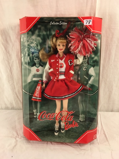 NIB Mattel Barbie Collector Edition Coca Cola Barbie 14"Tall Box  Size
