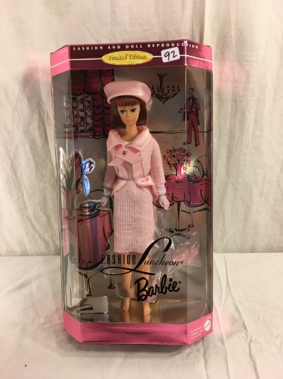 NIB Mattel Barbie Limited Edition 1966 Fashion and Doll Rep. Fashion Luncheon Barbie doll 13"T Box