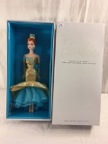 NIB Mattel Barbie Gold Label Collection Happy New Year Holiday Hostess Barbie Doll 14