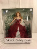 NIB Mattel Barbie 2015 Holiday Barbie Doll 14