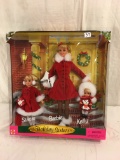 NIB Mattel Barbie 1999 Holiday Sisters Gift Set Barbie Doll 14