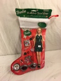 Collector Barbie Holiday Stocking Gift Set Mattel Doll 12