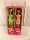 Lot of 2 Pieces Collector NIB Barbie Mattel Pretty in Plain Barbie Dolls 12