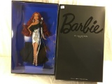 NIB Mattel Barbie Gold Label Collection Stephen Burrows NISHA Barbie Doll Box Size:5.5