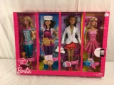 NIB Mattel Barbie  I can e Barbie Doll 4- Gift Pack Dolls Size:13
