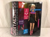 NIB Mattel Barbie Digital Dress Designs Move To Music Barbie Doll 12.5/8
