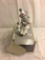 Collector Lladro 1985 Lladro Figurine Clown Pierrot w/Concertina and Puppy # 5279 Retired 8'tall