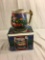 New Collector Budweiser King of Beers Bud-Wies-er Frog Stein Porcelain Box Size:6