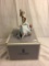 Collector Lladro Chit-Chat Girl Figurine 1990 Daisa Box Size: 10