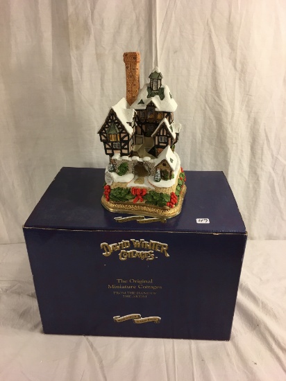 Collector Dave Winter Cottage The The Scrooge Family Home Premier 2719/3500 Figurine 12.5x8.5