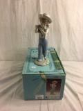 Collector Lladro “Flower Harvest” -Boy With Flowers* Retired Porcelain Figurine #1286 Box:12.5