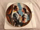 Collector Knowles Goe with The Wind Porcelain Plate 