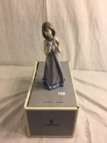 Collector LLADRO Porcelain Figurine #5606 Quiet Evening Girl with Candle 7.75