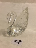 Collector Loose Swarovski Crystal Clear Duck Size: 2