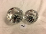 Lot of 2 Pieces Collector Swarovski Crystal Figurines 1-2