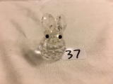 Collector Loose Swarovski Crystal Clear Baby Rabbit Figurine 1.1/2