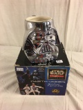 Star Wars Classic Collector Series Darth Vader Metalized Figural Mug Silver Color 5.5'tall Box
