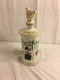 Collector Vintage 1979 The Coins Of Ireland Decanter Porcelain 11.7/8