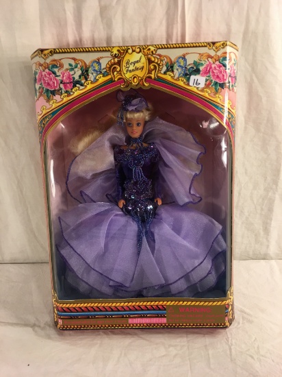 NIB The Brass Key Collector Royal Fantasy Doll In Purple Dress Size Box: 15.5"tall Box